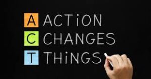 taking action change things