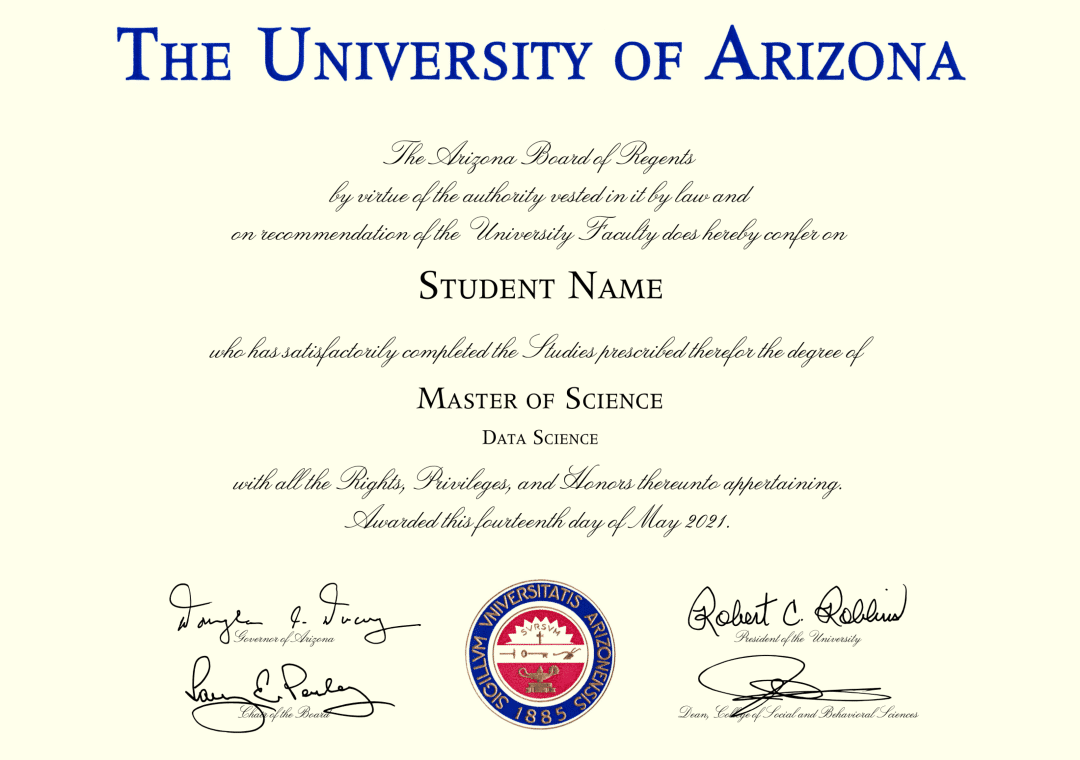 University of Arizona USA MDi Online